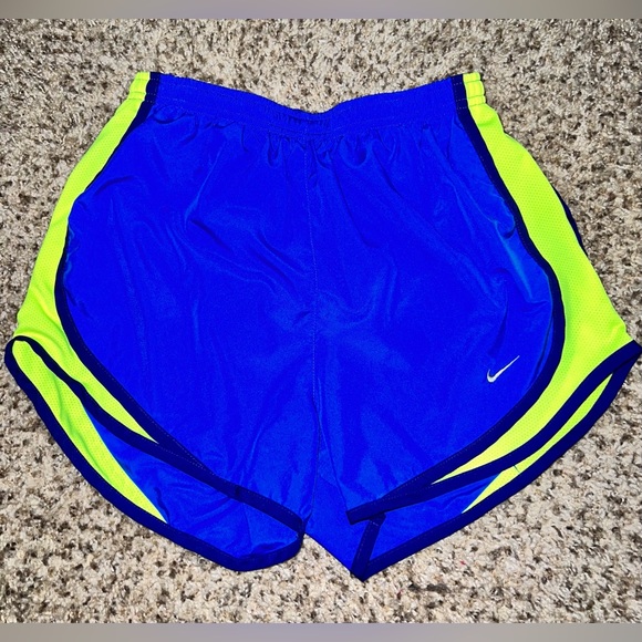 Nike Pants - Blue, Navy & Neon Yellow Nike Shorts